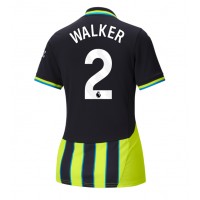 Manchester City Kyle Walker #2 Udebanetrøje Dame 2024-25 Kortærmet